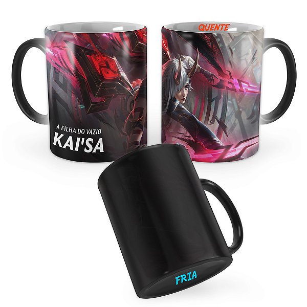 Caneca Mágica KaiSa Tinta Sombria League of Legends Lol
