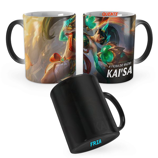 Caneca Mágica KaiSa Escamas Celestiais League of Legends Lol