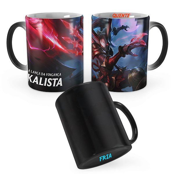 Caneca Mágica Kalista Lua Sangrenta League of Legends Lol