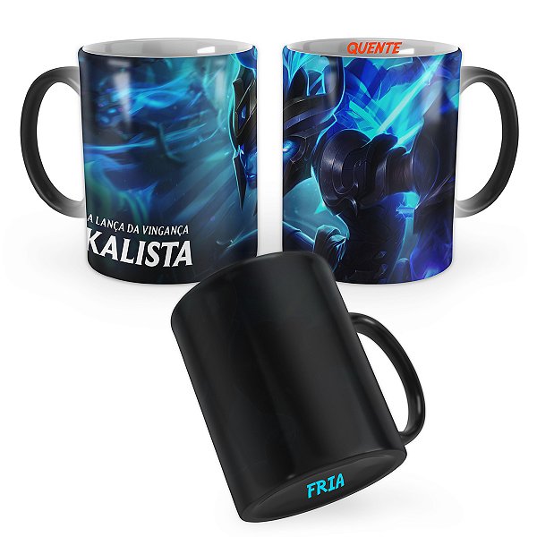 Caneca Mágica Kalista Mundial 2015 League of Legends Lol