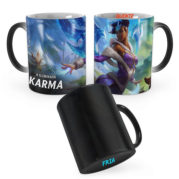Caneca Mágica Karma Inverno Mágico League of Legends Lol
