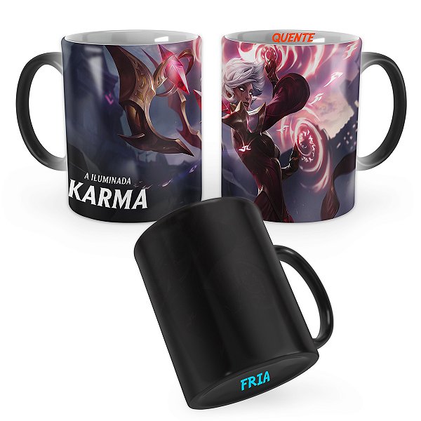 Caneca Mágica Karma Conquistadora League of Legends Lol