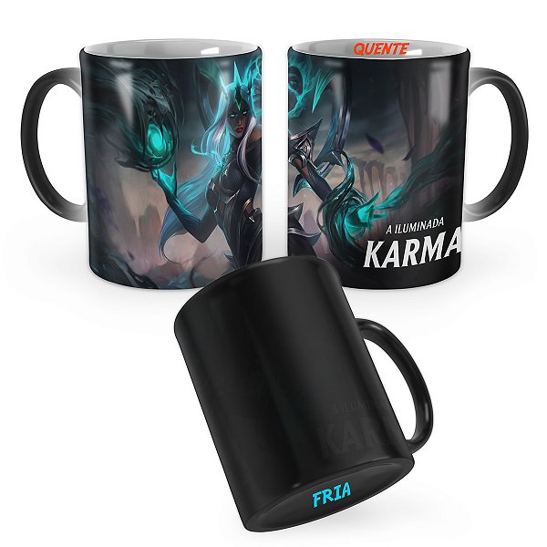 Caneca Mágica Karma Destruida League of Legends Lol