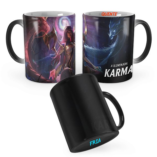 Caneca Mágica Karma Dragoa da Tranquilidade League of Legends Lol