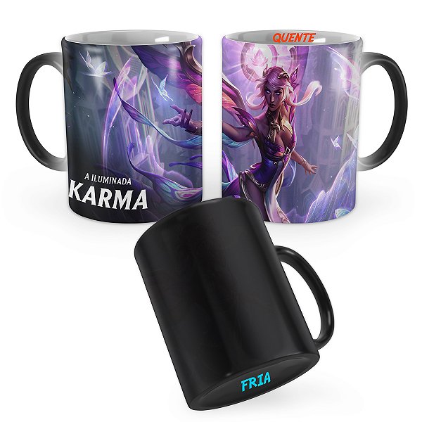 Caneca Mágica Karma Rainha das Fadas League of Legends Lol