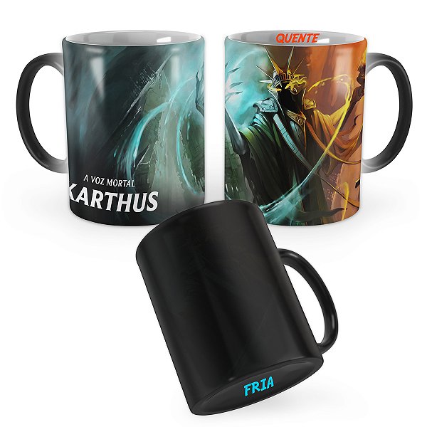 Caneca Mágica Karthus da Liberdade League of Legends Lol