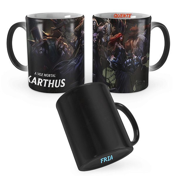 Caneca Mágica Karthus Pentakill League of Legends Lol