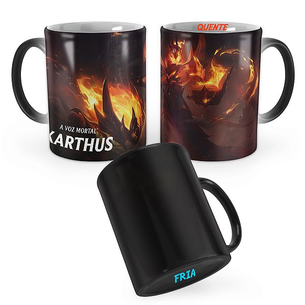 Caneca Mágica Karthus Infernal League of Legends Lol