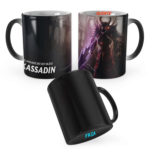 Caneca Mágica Kassadin Emissário das Trevas League of Legends Lol