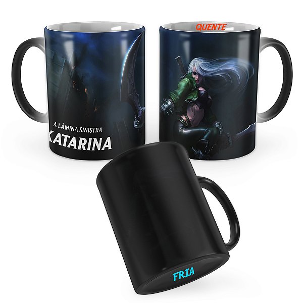 Caneca Mágica Katarina Mercenária League of Legends Lol