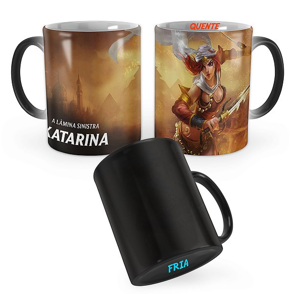 Caneca Mágica Katarina Tempestade de Areia League of Legends Lol