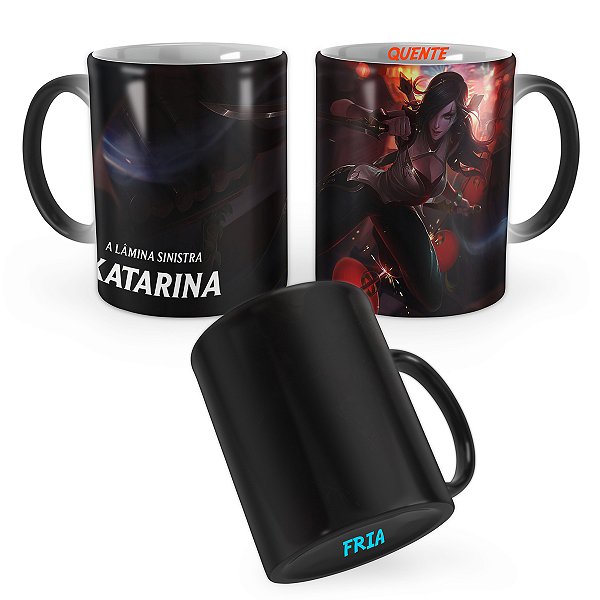 Caneca Mágica Katarina Reinos Combatentes League of Legends Lol