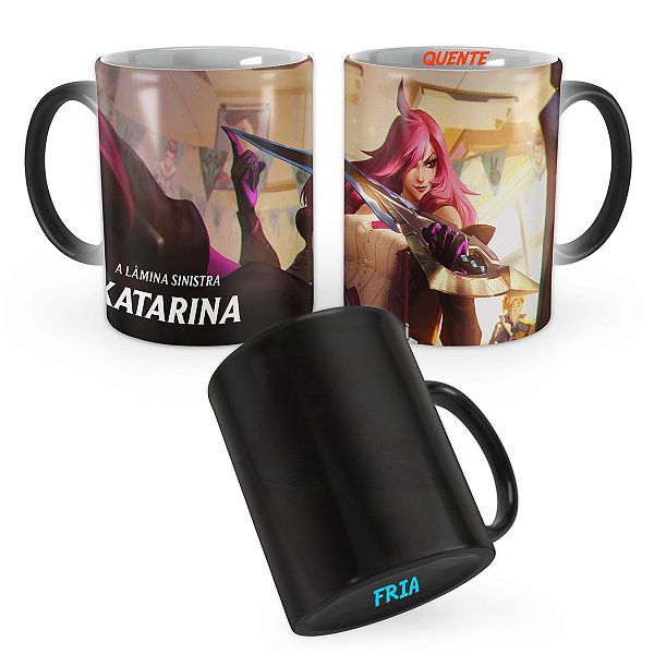 Caneca Mágica Katarina Academia de Batalha League of Legends Lol