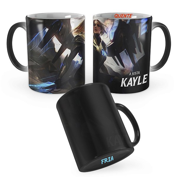 Caneca Mágica Kayle Asas Etéreas League of Legends Lol