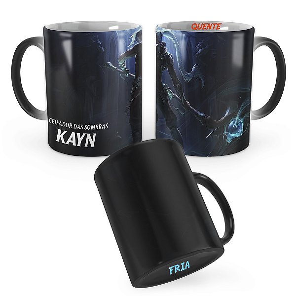 Caneca Mágica Kayn Caçador de Almas League of Legends Lol