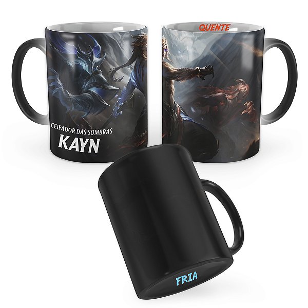 Caneca Mágica Kayn Emissário da Escuridão League of Legends Lol