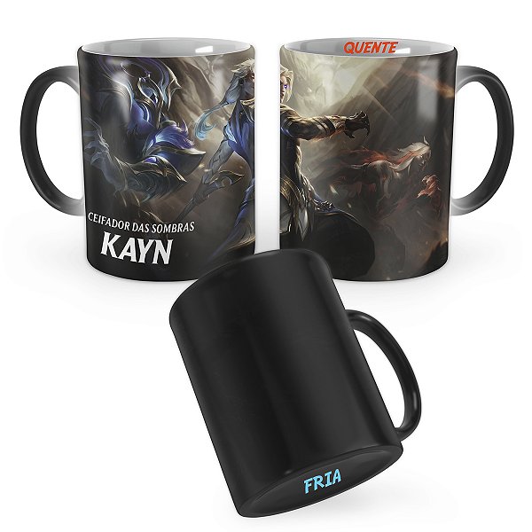 Caneca Mágica Kayn Emissário da Escuridão de Prestígio Lol