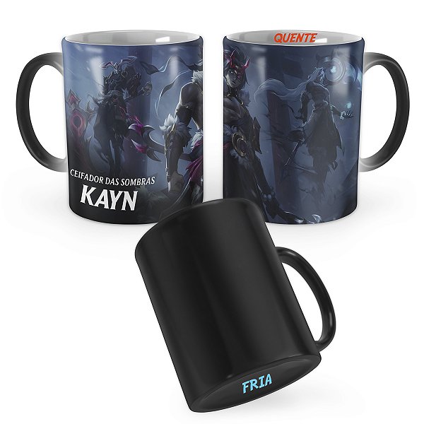 Caneca Mágica Kayn Lua Nevada League of Legends Lol