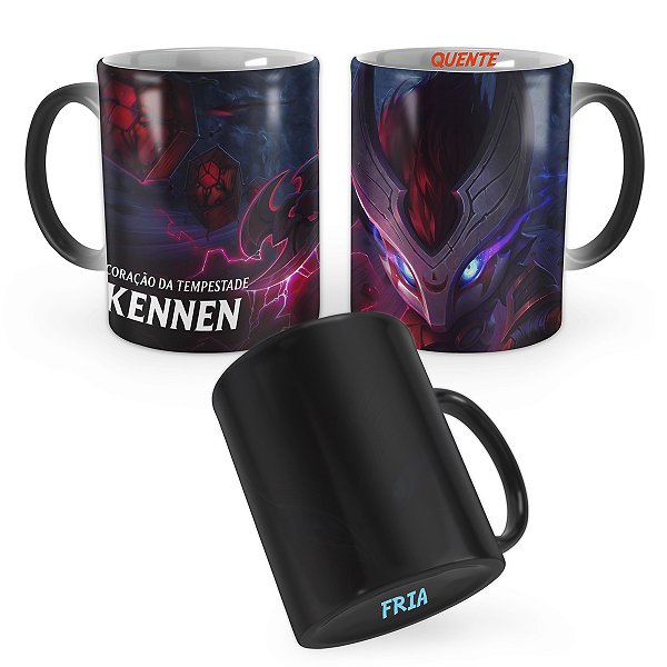 Caneca Mágica Kennen Lua Sangrenta League of Legends Lol