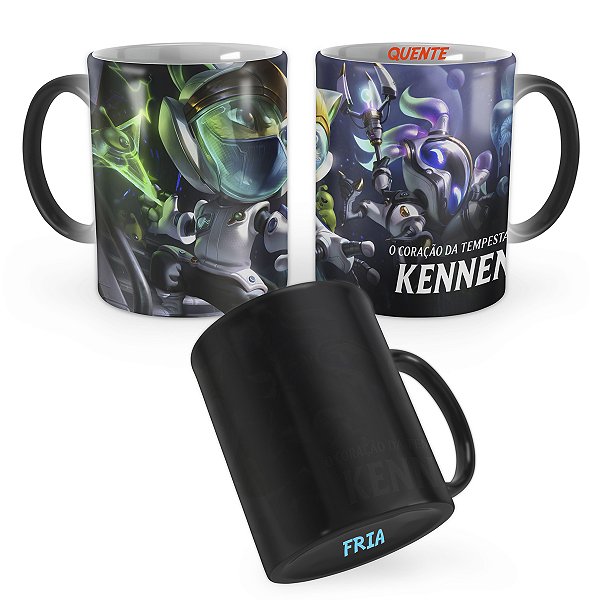 Caneca Mágica Kennen Astronauta League of Legends Lol