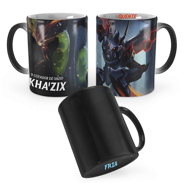 Caneca Mágica Mech KhaZix League of Legends Lol