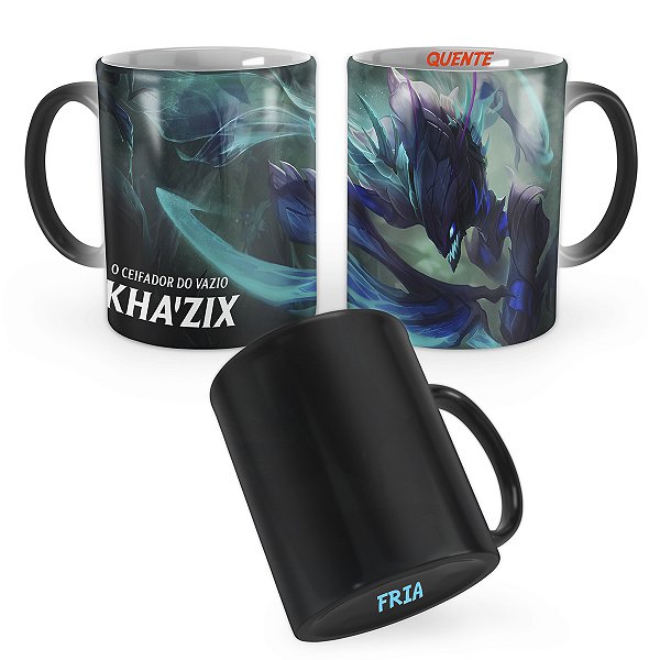 Caneca Mágica KhaZix Florescência Mortal League of Legends Lol
