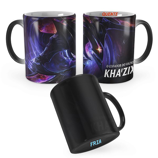Caneca Mágica KhaZix Estrela Negra League of Legends Lol