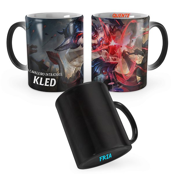 Caneca Mágica Kled Saqueador League of Legends Lol