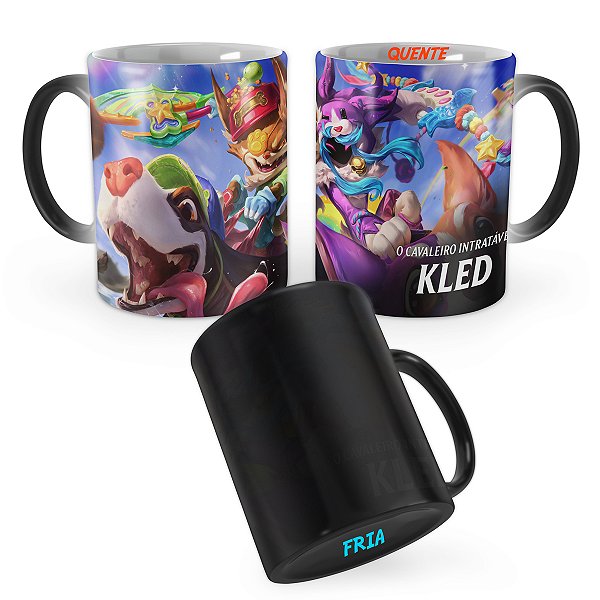 Caneca Mágica Kled Cabeça de Ração League of Legends Lol