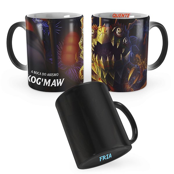 Caneca Mágica KogMaw Leão Chinês League of Legends Lol