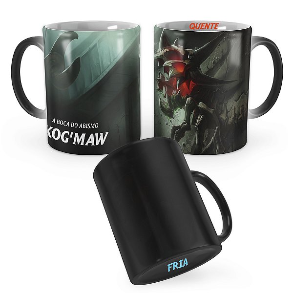 Caneca Mágica KogMaw Jurássico League of Legends Lol