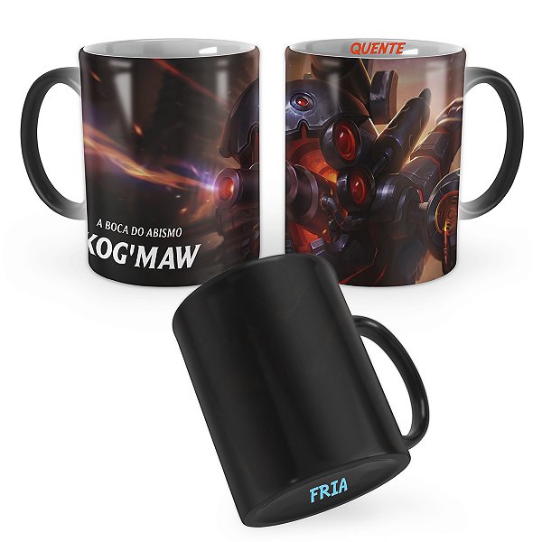 Caneca Mágica KogMaw Máquina de Combate League of Legends Lol
