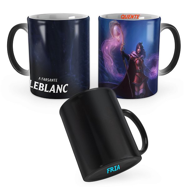 Caneca Mágica LeBlanc Natalina League of Legends Lol