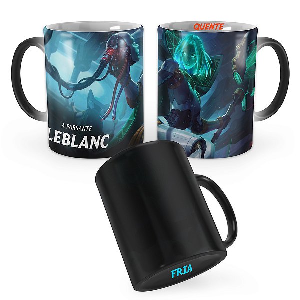 Caneca Mágica LeBlanc Cibernética League of Legends Lol