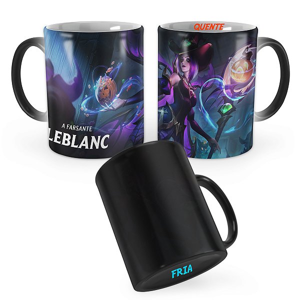 Caneca Mágica LeBlanc Feiticeira League of Legends Lol