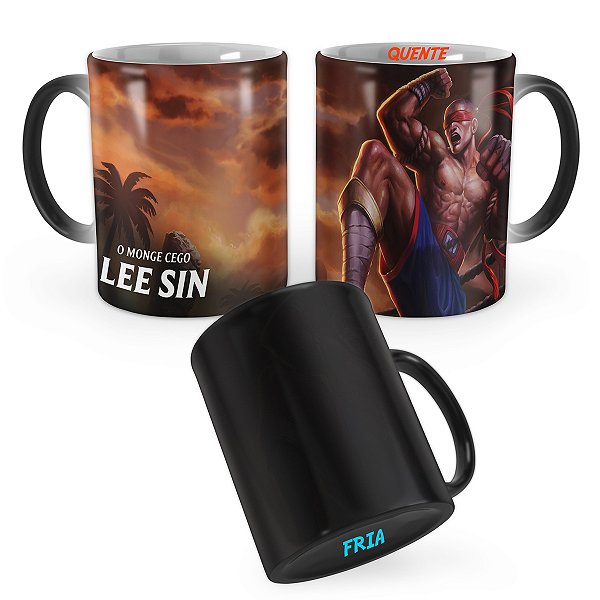 Caneca Mágica Lee Sin Muay Thai League of Legends Lol