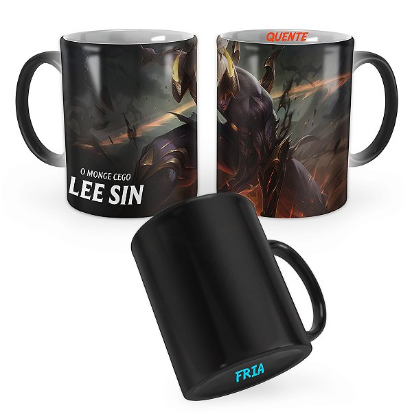 Caneca Mágica Lee Sin Emissário da Escuridão de Prestígio Lol