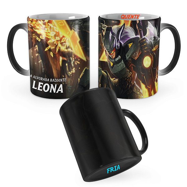 Caneca Mágica PROJETO: Leona League of Legends Lol