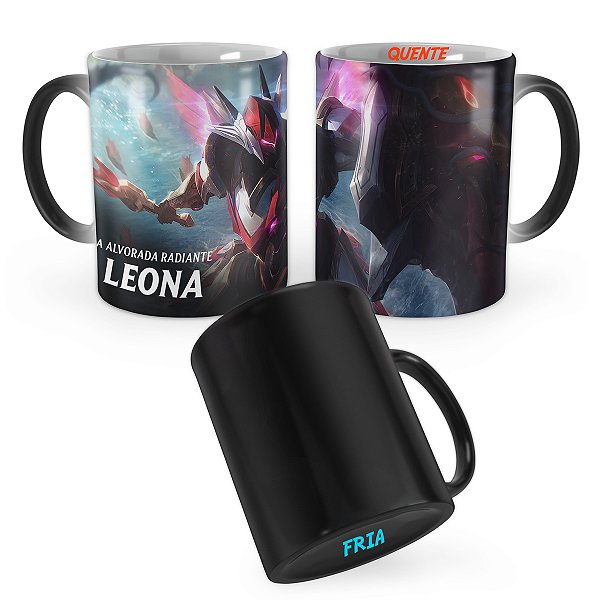 Caneca Mágica Leona Reinos Mech League of Legends Lol