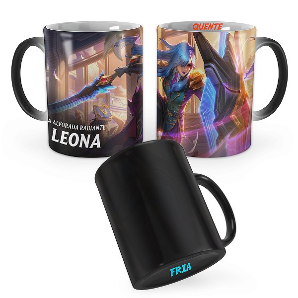Caneca Mágica Leona Academia de Batalha League of Legends Lol
