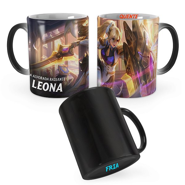 Caneca Mágica Leona Academia de Batalha de Prestígio Lol