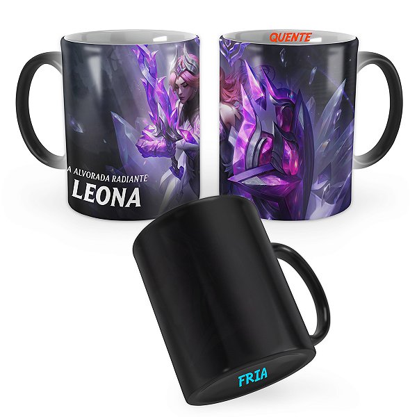 Caneca Mágica Leona Crystalis Motus League of Legends Lol