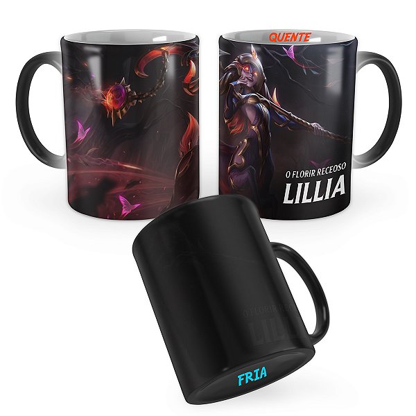 Caneca Mágica Lillia Emissária da Escuridão League of Legends Lol