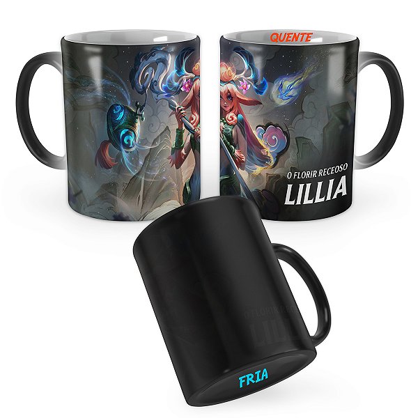 Caneca Mágica Lillia Pergaminhos Shan Hai League of Legends Lol
