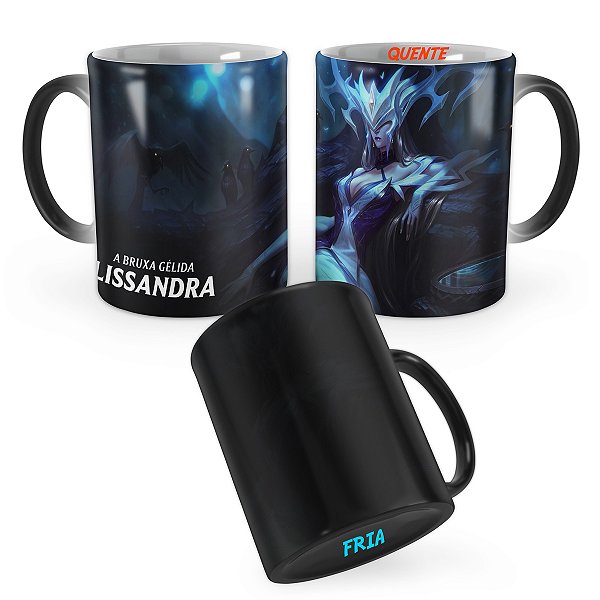 Caneca Mágica Lissandra Congregação das Bruxas League of Legends