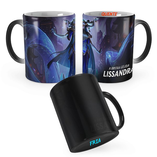 Caneca Mágica Lissandra de Porcelana League of Legends Lol