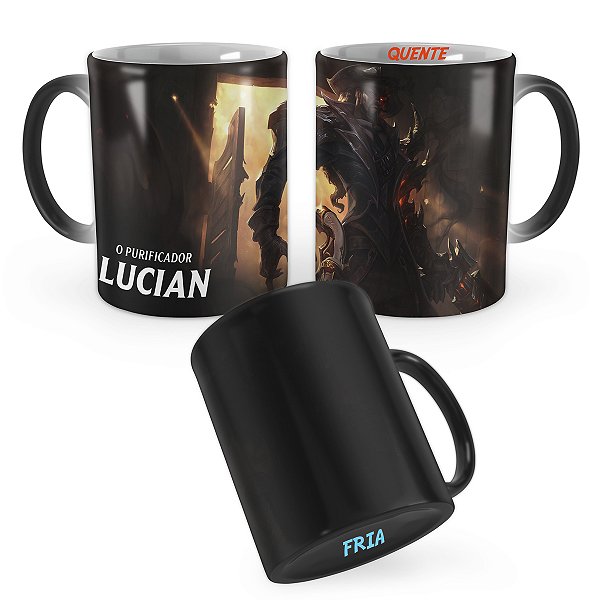 Caneca Mágica Lucian Velho Oeste League of Legends Lol