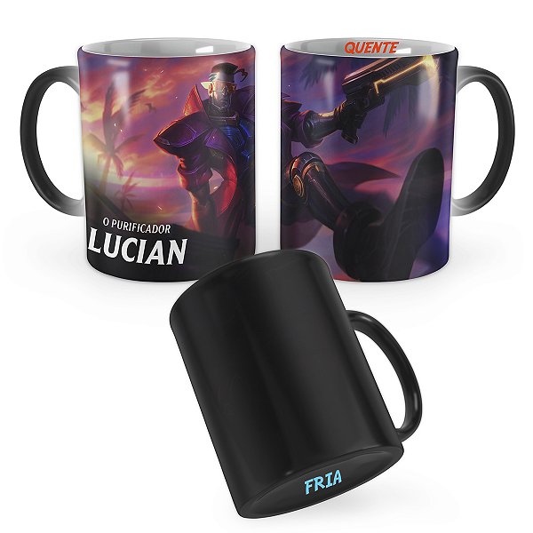 Caneca Mágica Lucian Demacia Vice League of Legends Lol