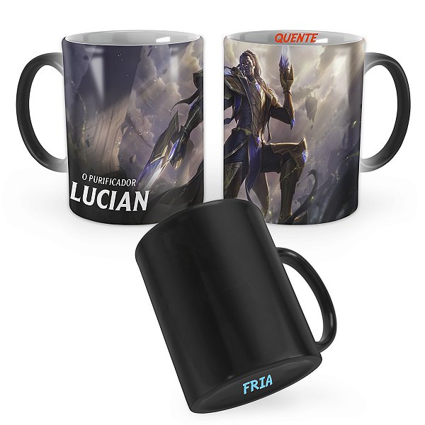 Caneca Mágica Lucian Vitorioso League of Legends Lol