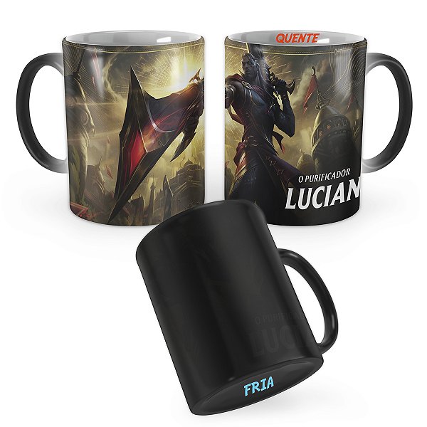 Caneca Mágica Lucian Arcana League of Legends Lol